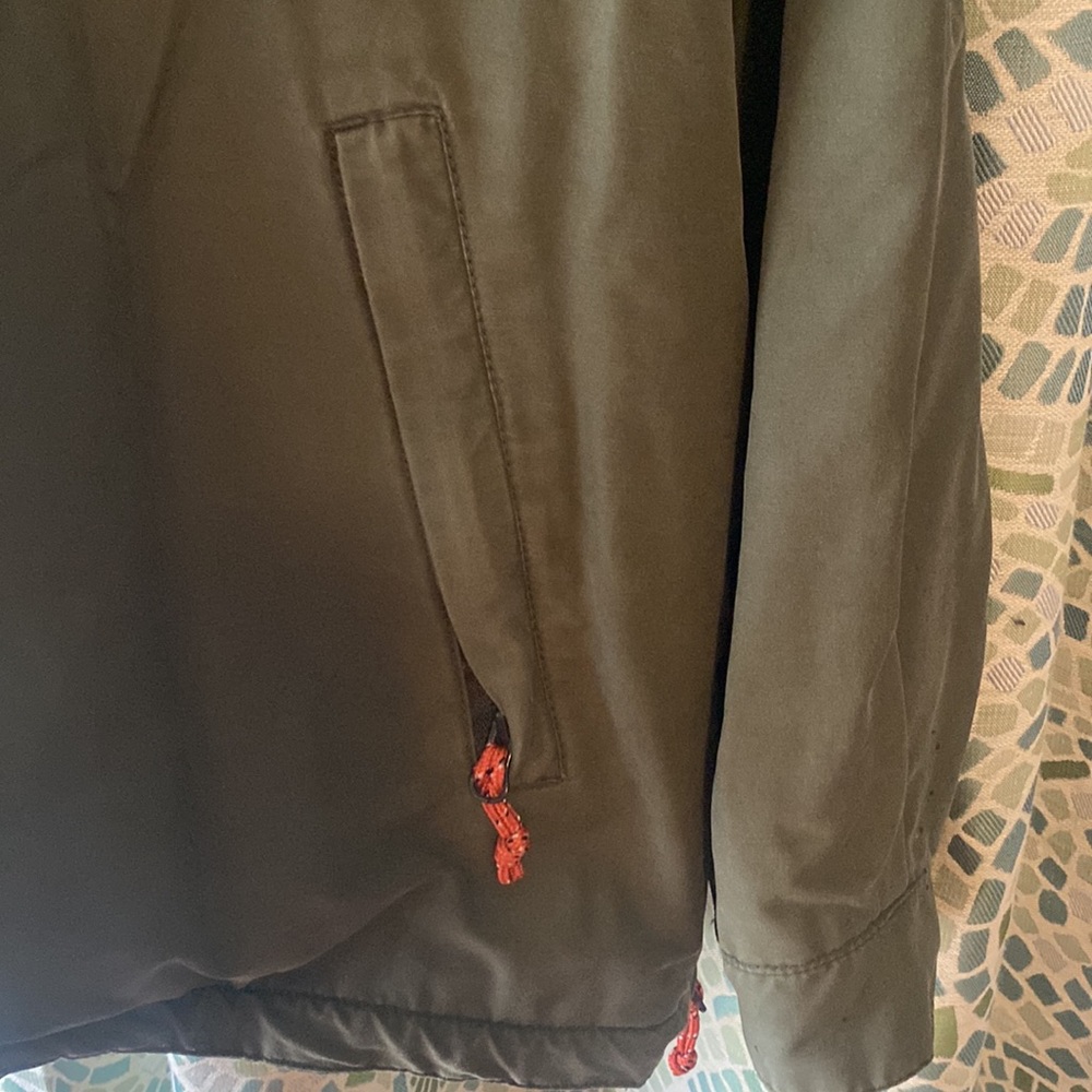 American Eagle Fleece Lined Pull-Over Jacket L - image 4